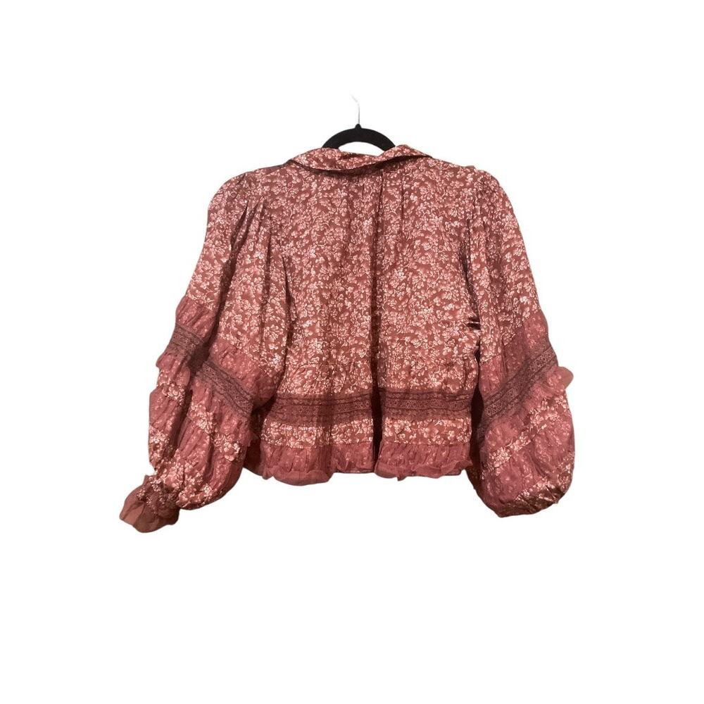 Anthropologie Popover Blouse Small Petite - Picture 3 of 4